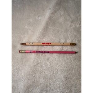 Vintage Bunny Bread Jumbo Pencil & Sunbeam Bread Pink Pencil Advertising Set
